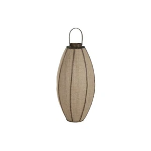 Kerzenschale Home ESPRIT natürlich Jute Bambus 40 x 40 x 80 cm - Bild 1 von 3