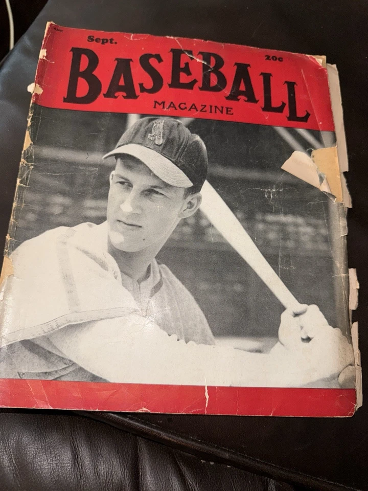 完整 1948 年 9 月棒球杂志带斯坦音乐封面 — 第 1/1 张图片