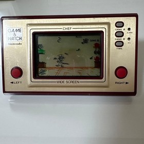 Nintendo Chef Japan Game and Watch Vintage Retro FP-24 Tested Works 1981 Used JP