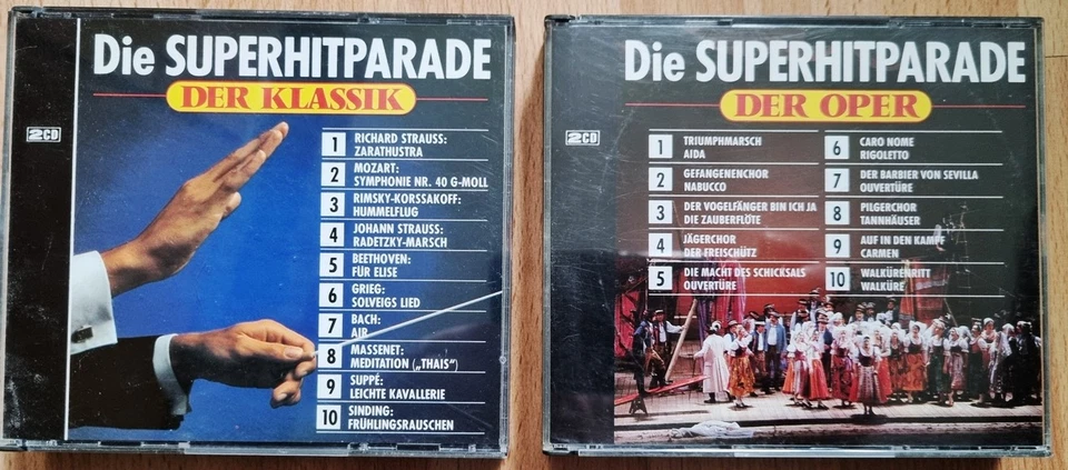 Die Superhitparade der KLASSIK (2-CD-Box) und der OPER (2 CD-Box) Delta Music - Bild 1 von 4