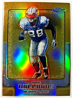 2006 Roy Williams Topps Finest Football Gold Refractor #41/49 - Image 1 of 2