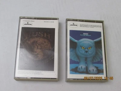 RUSH Lot 2 Cassettes Fly By Night & caress of steel - Image 1 of 3