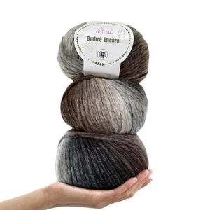 Ombré-Encore Chunky Ombre Yarn for Crocheting, 3 Balls, 507Yds/420G, Free Pat... - Picture 1 of 8