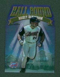 1998 Topps Chrome Hall Bound Baseball Card - #HB8 Rickey Henderson, NM+ - Picture 1 of 2