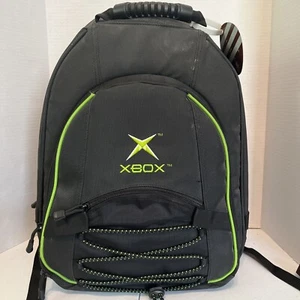 Microsoft Original Xbox schwarz Reisetasche Rucksack gepolsterte Konsole offiziell gebraucht - Bild 1 von 6
