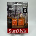 San Disk® Outdoors 16 GB SDHC™ Double Memory Card Wildlife Waterproof - New