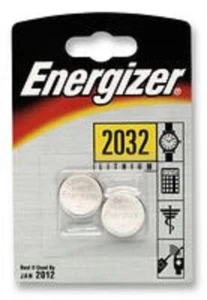 Batería ENERGIZANTE, Paquete de 2, 3 V, 2032, dióxido de litio manganeso, 240 mAh, - Imagen 1 de 1