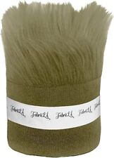 FabricLA | 60 inch Shaggy Faux Fur Fabric Trim Ribbon | Olive