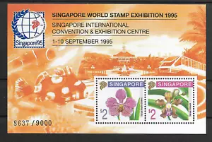 SINGAPORE @ 1995 BUONO foglio extra €160,00 nuovo di zecca @ bel prezzo @ Az.256 - Foto 1 di 1