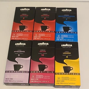 Lavazza Nespresso Machine Compatible Variety Pack Espresso Caps 60 - Picture 1 of 7