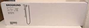 IKEA BROGRUND Shower Head and Rail - Chrome - 503.426.28 - NEW - Picture 1 of 3