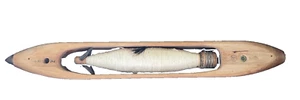 Weaving Loom Boat Shuttle Bobbin Metal Wood Sewing Decor Textile Draper Tru-Flig - Picture 1 of 14