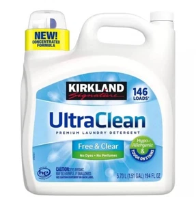 Kirkland Signature Free&Clear Laundry Liquid 5.73L - No Dyes No Perfumes - Picture 1 of 2