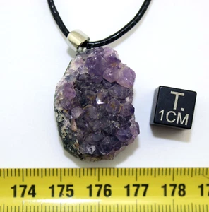 Collier Pendentif druse d'Améthyste naturelle Brésil ( 003 * ) - Imagen 1 de 4