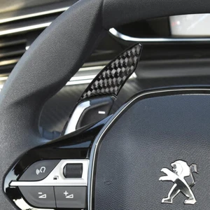 Extensiones de cambio de paleta de volante de coche de fibra de carbono para Peugeot 4008 - Imagen 1 de 9
