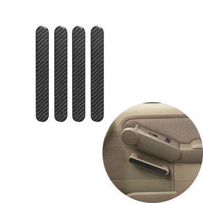 Adhesivo de fibra de carbono para manija de puerta interior 4 piezas para Ford Explorer 2008-10 Foto 1 de 4