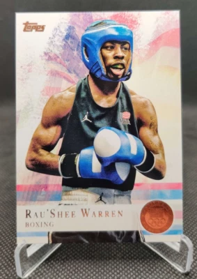 2012 Topps U.S. Olympic Team Bronze #2 Rau'Shee Warren Boxing trading card - Image 1 of 2