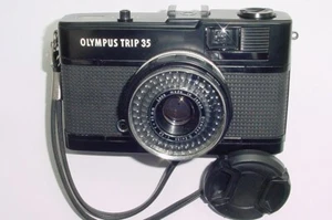 Olympus TRIP 35 Film Compact Camera with Olympus 40/2.8 D.Zuiko Lens in Black - Imagen 1 de 5