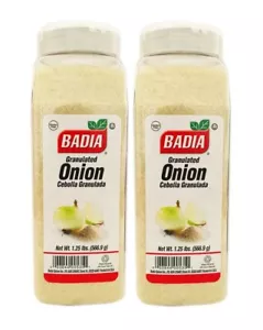 -LOT of 2 BADIA ONION GRANULATED powder/CebollaGranulada/Polvo/KosherM1.25 lb EA - Picture 1 of 3