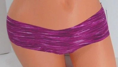 Women's Shimera Purple Dark Space Dye Freecut Cheeky Panty  Size S  NWT - Image 1 of 4