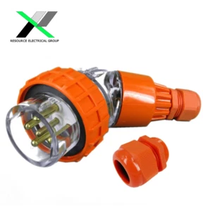 32 AMP 3 Fase 5 Pines Extensión en Ángulo Superior 32A Industrial Eléctrico GEN3 - Imagen 1 de 1