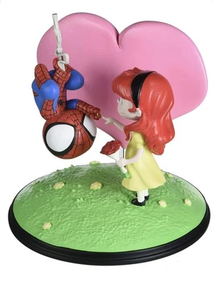 Gentle Giant Spider-Man & Mary Jane Estatua Animada Skottie Young Foto 1 de 4