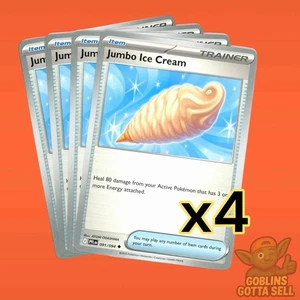 x4 Jumbo Ice Cream 091/094 - ME02 Phantasmal Flames PFL - Pokemon NM/M English - Picture 1 of 1