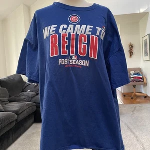Chicago Cubs We Came To Reign Baseball 2016 Nachsaison T-Shirt Größe 2XL - Bild 1 von 6