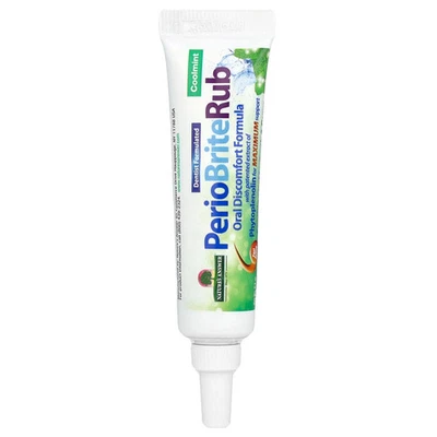 PerioBrite®Rub, Soothing Gel for Teeth & Gums, Coolmint, 0.5 oz (14.2 g) - Image 1 of 3