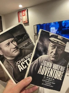 John Wayne Adventure, And Western DVD Box Sets. New/Sealed~Lot Of 2~6 Movies - Picture 1 of 5