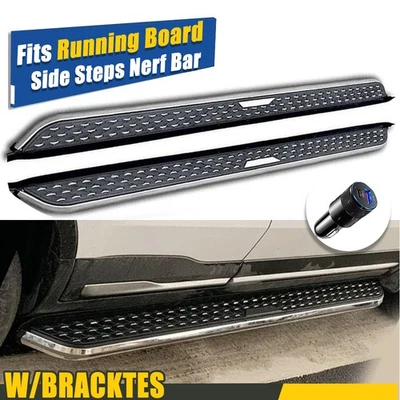 Fits For Toyota Sienna 2022-2025 Fixed Running Board Side Step Nerf Bars - Image 1 of 4