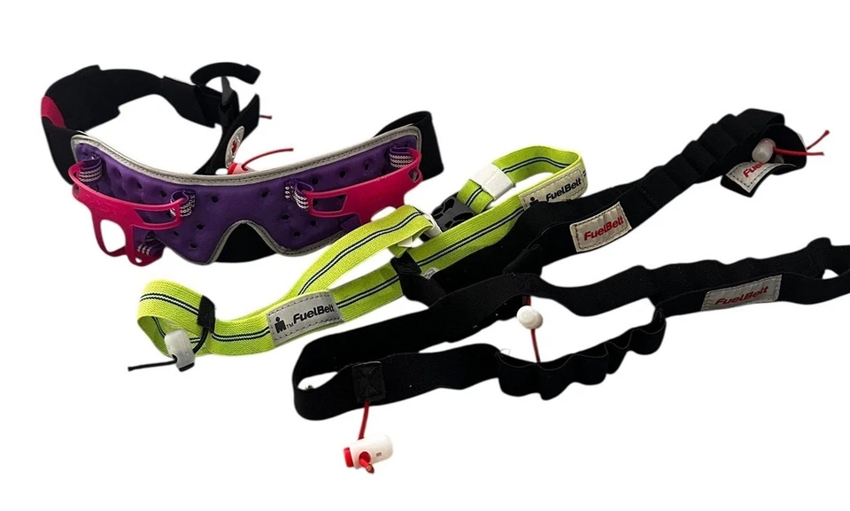 Cinturón de combustible hidratación correr ejercicio cinturón/correa conjunto de 4 todo en la imagen Foto 1 de 4