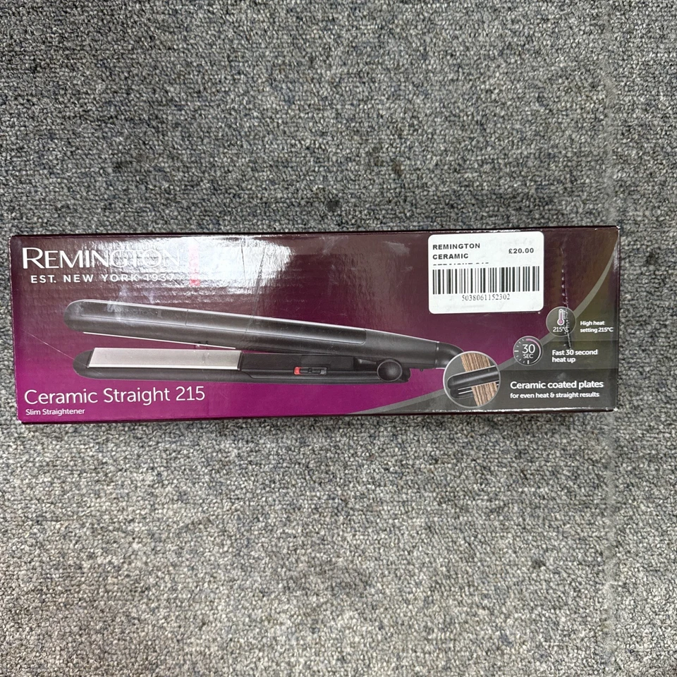 Remington Ceramic Straight 215 Hair Straighteners S1370 Fast and Tracked Post