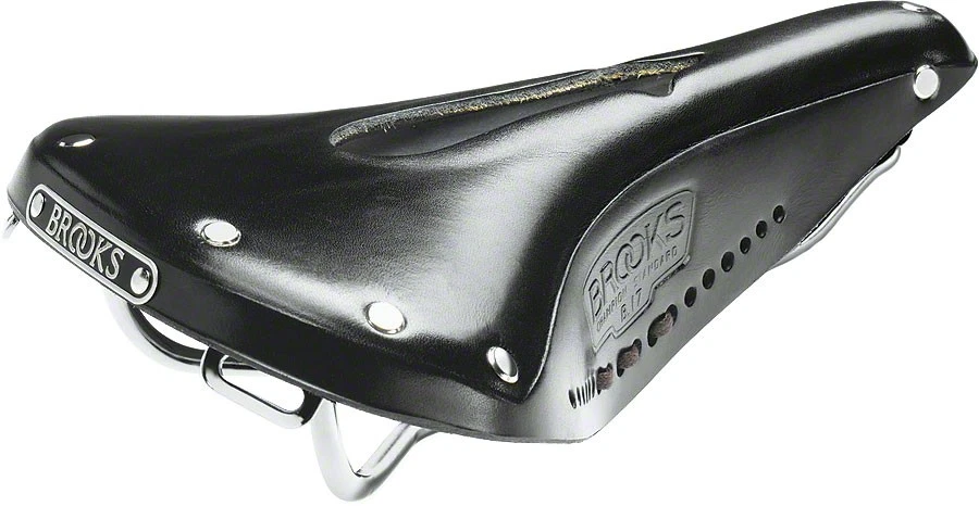 Brooks B17 Carved Saddle - Steel, Black, Men's - Image 1 of 1