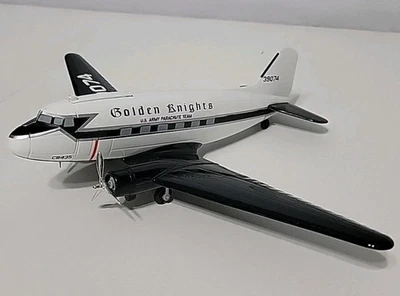 Liberty Classics U.S. Army Golden Knights Parachute Team DC-3 Diecast Bank - Image 1 of 4