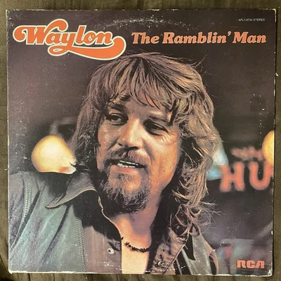 WAYLON JENNINGS The Ramblin’ Man - 1974 True 1st Press RCA LP - STUNNING NM DISC - Image 1 of 3