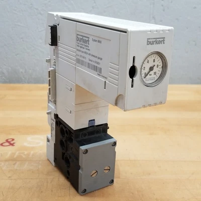 Burkert 00174010 Fluid Control System Module Type ME04 w/ Pressure Gauge - USED - image 1 of 4
