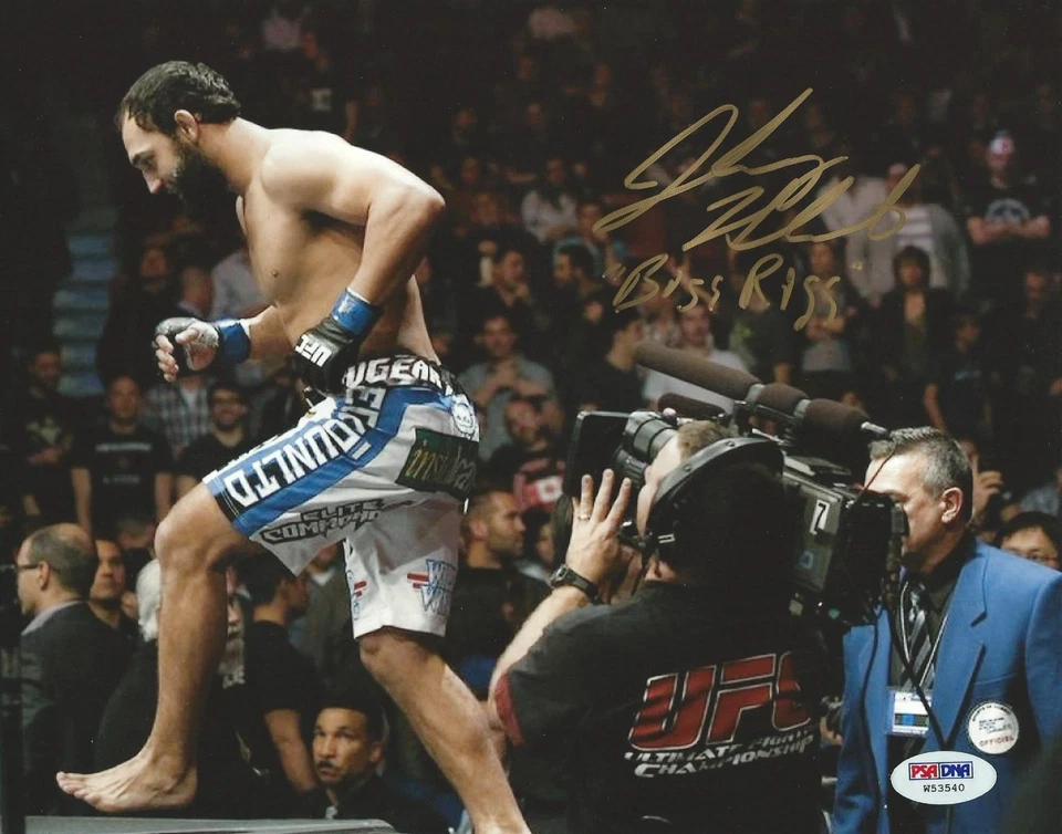 Foto autógrafa firmada por Johny Hendricks UFC 8x10 certificado de autenticidad PSA/DNA 171 167 158 Foto 1 de 1