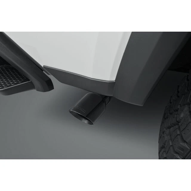 2023 GMC Canyon 2,7 л черный хромированный выпускной наконечник 84894463 с логотипом GMC OEM GM - Изображение 1 из 3