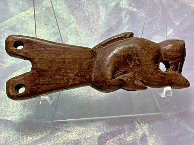 Unique Authentic Guatemalan Wooden Squirrel slingshot (no band included) - Image 1 of 4