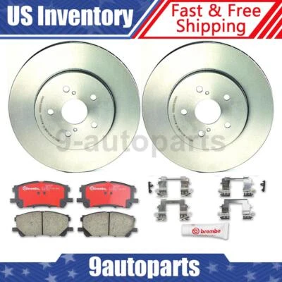 Rotores de freno delanteros Brembo OE pastillas de freno de cerámica para Toyota Highlander 2006 2007 Foto 1 de 4