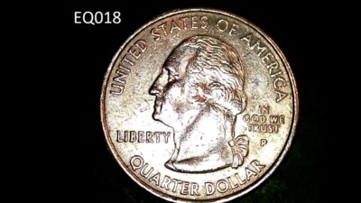 2003 p DDO arkansas Quarter with die chips on the N&R - Image 1 of 4