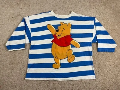 Camiseta De Colección Disney Para Hombre Talla 48 Gráfica Winnie The Pooh Rayas Multicolor Foto 1 de 4