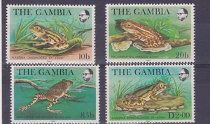 GAMBIA #455-8 VFNH frogs amphibians - Picture 1 of 2