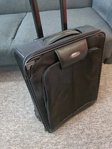 Samsonite Suitcase Cabin Black Carry-on Luggage Many Pockets - Picture 1 of 9