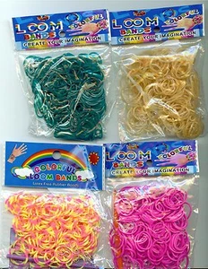 Loom Bänder Gummibänder Ersatzpackungen Neu - Bild 1 von 15
