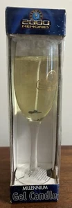 Millennium Gel Candle Champagne Glass 2000 24th Birthday Anniversary Present - Picture 1 of 6