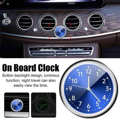 🔥Car Clock Luminous Stick-On Digital Watch Quartz Clocks Dashboard BE - Image 1 of 4