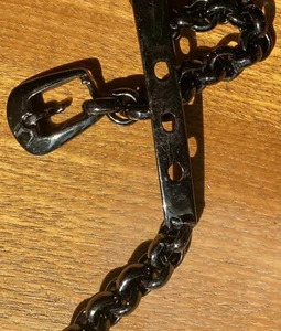 Ann Taylor Women’s Gun Metal Chain Link Belt Size M - Picture 1 of 4