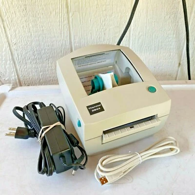 Zebra LP2844 Thermal Shipping Label Barcode Printer No Dome  - Image 1 of 4